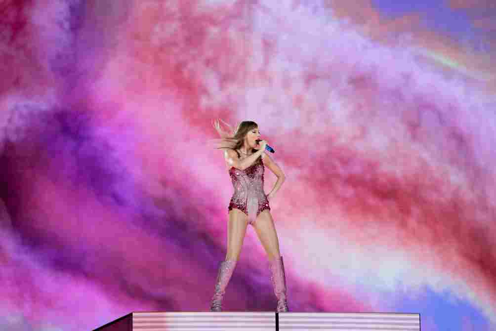 Swift en su primera noche en Argentina 