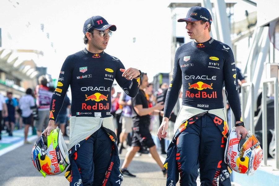 Checo Pérez y Max Verstappen en Red Bull