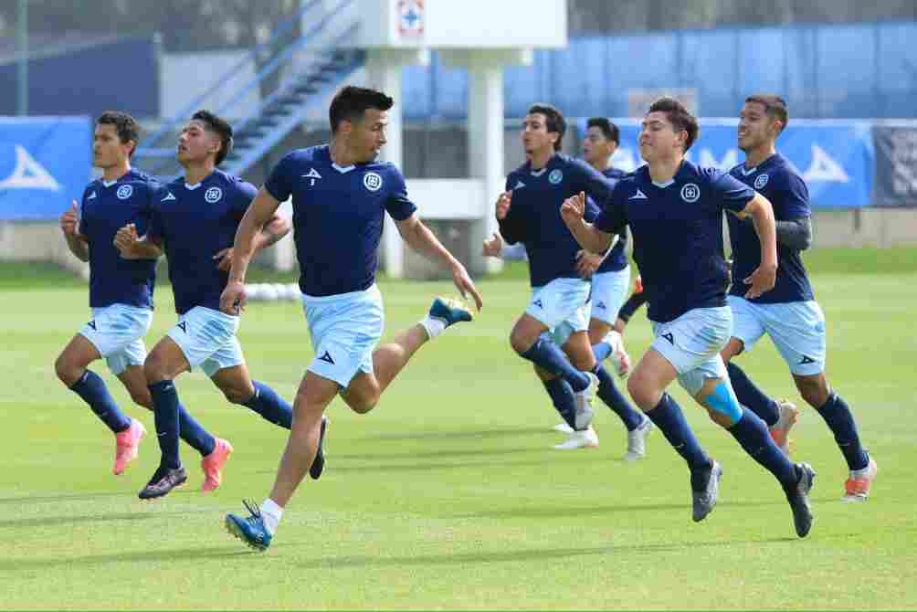 Cruz Azul en trabajo de pretemporada