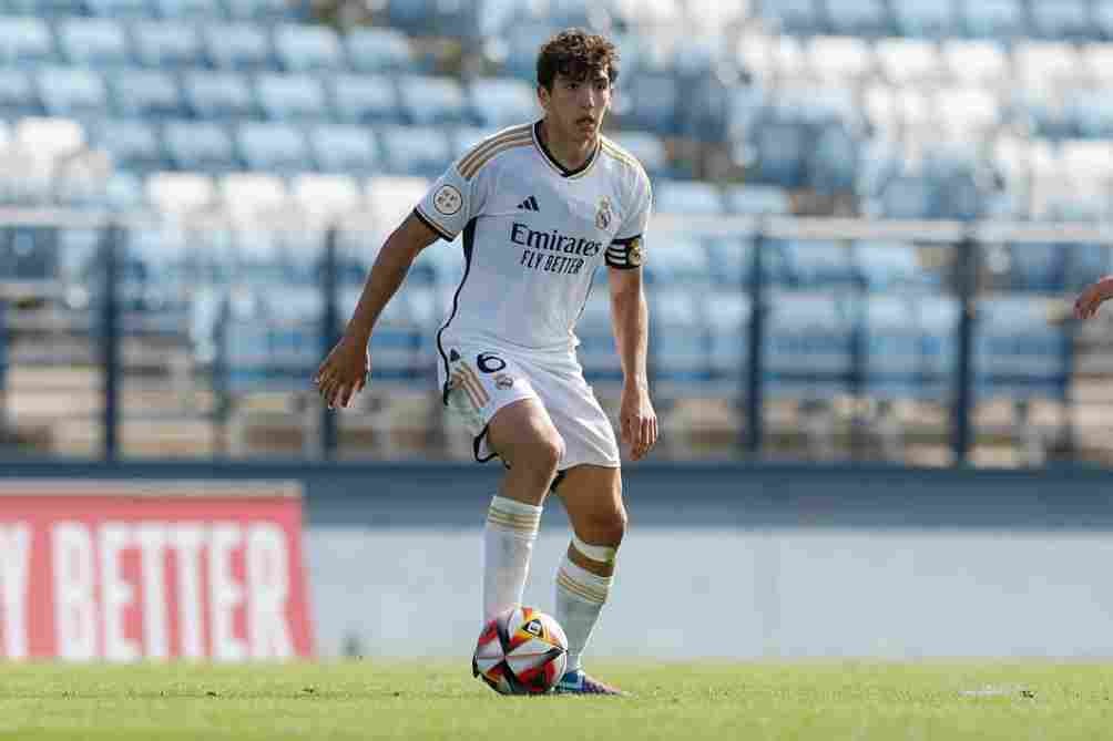 Mario Martín en actividad con Real Madrid Castilla 