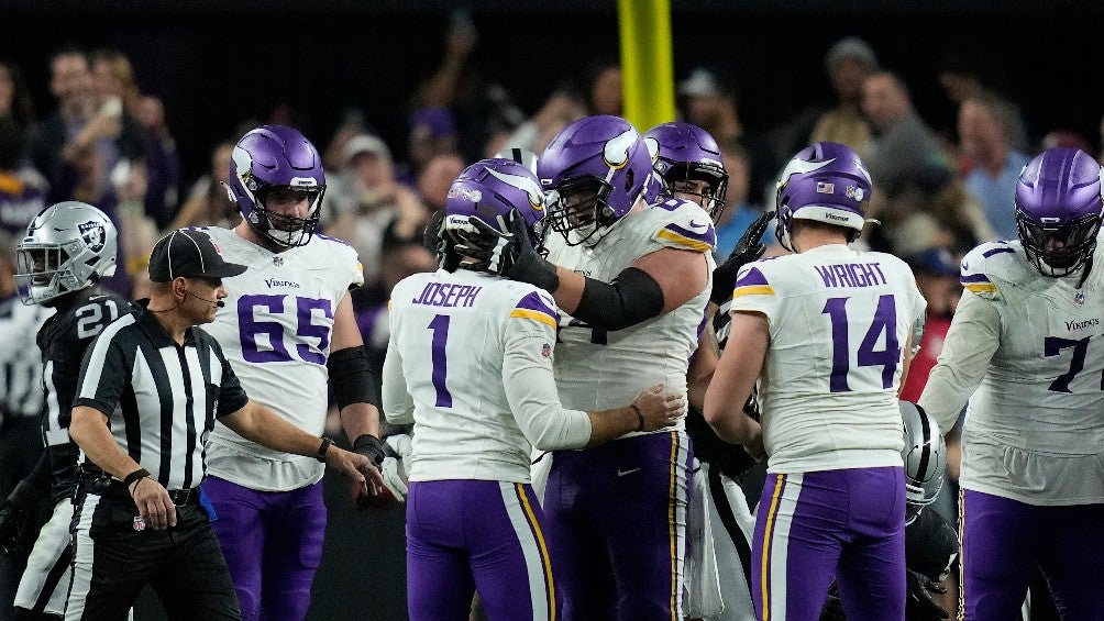 Vikings vencen a Raiders en el juego con puntaje más bajo de la NFL en 16 años