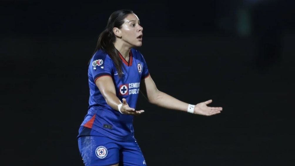 Norma Palafox en su etapa con Cruz Azul