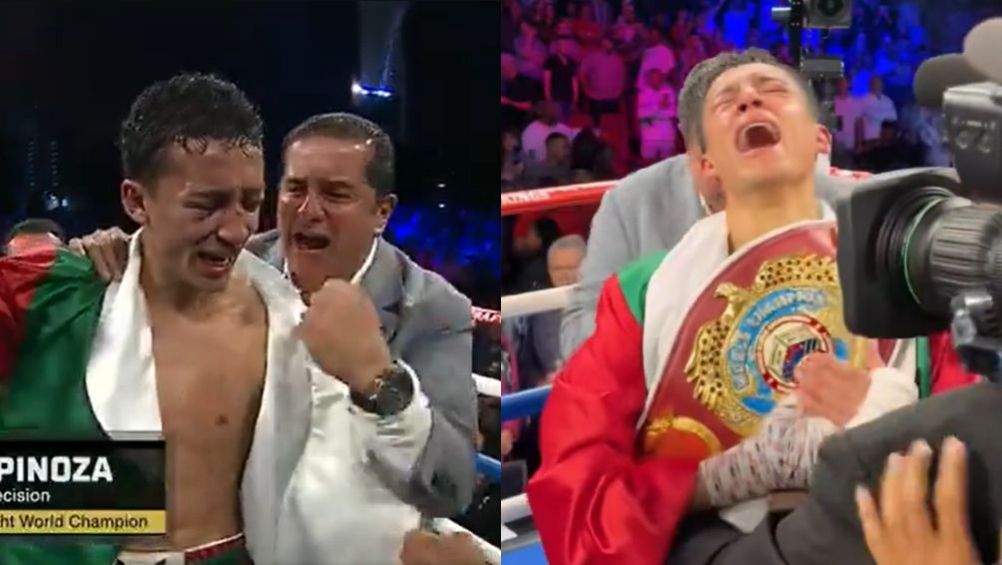 El 'Divino' Espinoza se consagra campeón peso pluma de la OMB tras vencer a Robeisy Ramírez