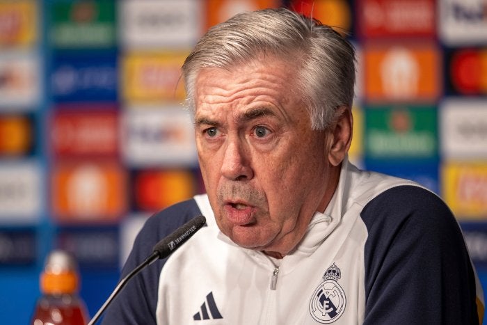 Ancelotti en conferencia de prensa