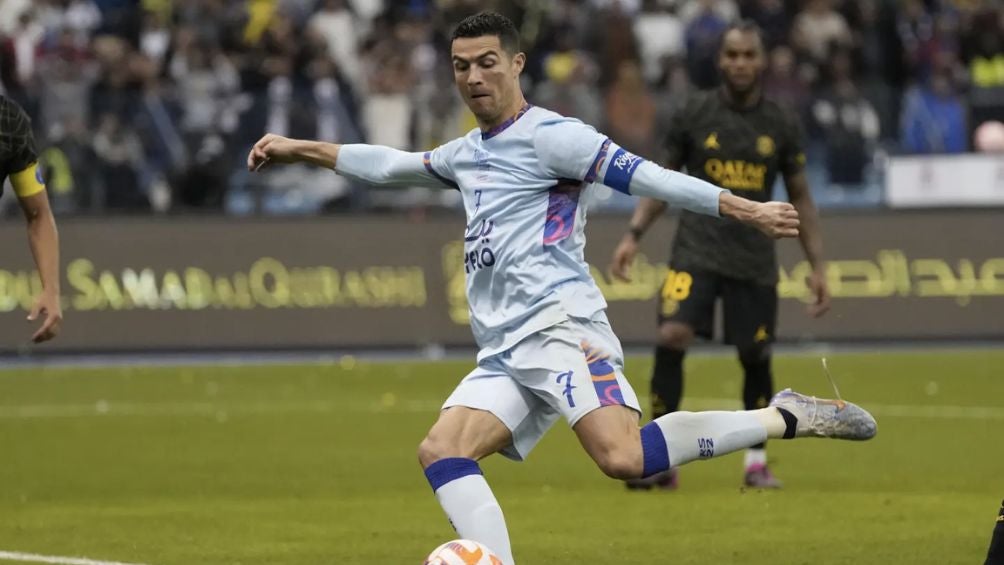 Cristiano Ronaldo en el duelo ante el Al-Nassr