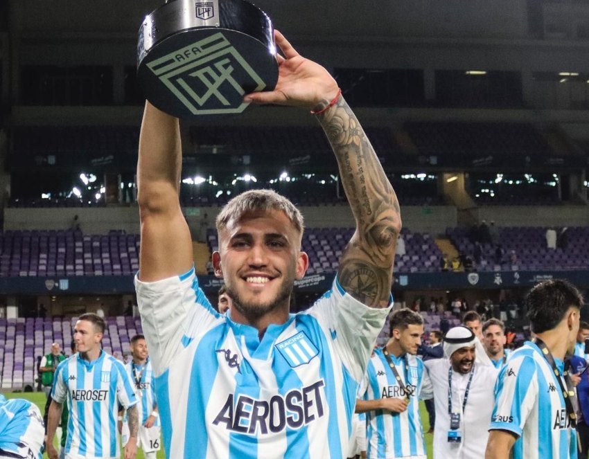 El futbolista de 29 años con Racing 