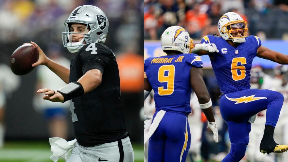 NFL: ¿Cuándo y dónde ver el TNF entre Raiders y Chargers?