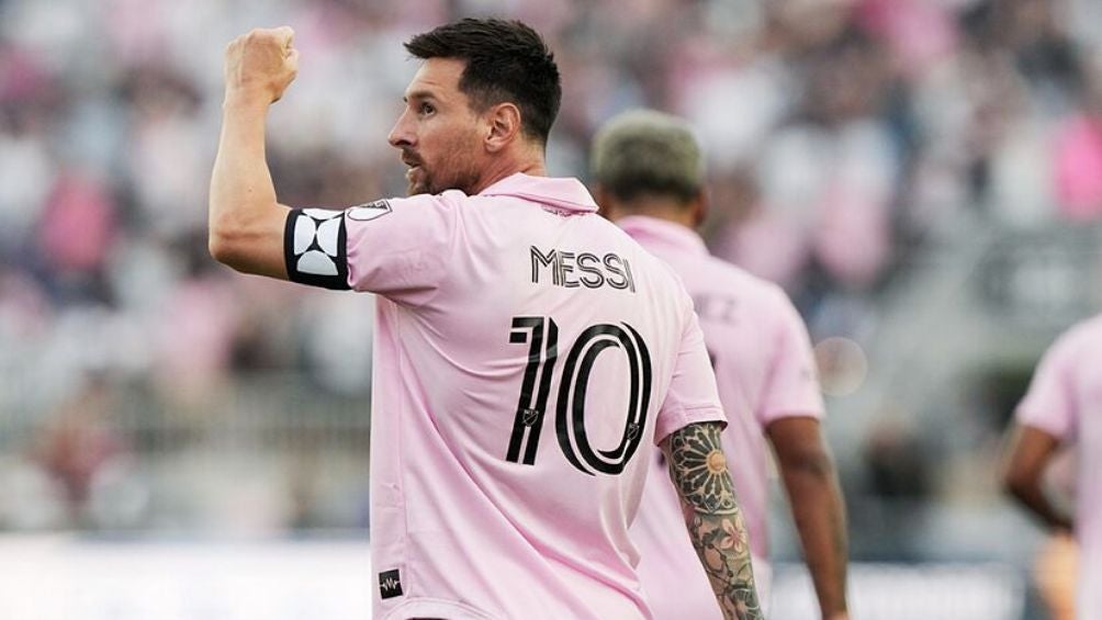 Messi con la 10 del Inter Miami