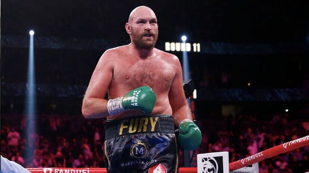 Tyson Fury durante un combate