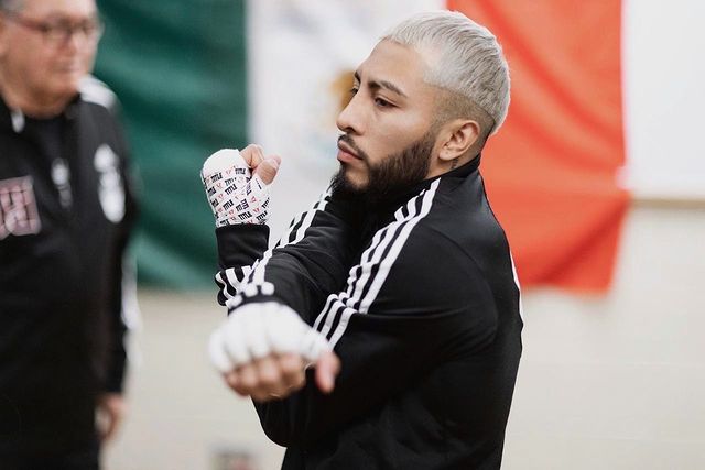 Alexandro 'Peque' Santiago en un entrenamiento 