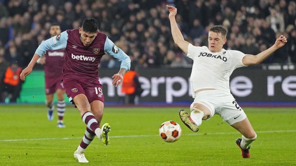 Así marcó Edson su primer gol con los Hammers