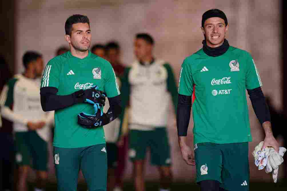 Julio González y Toño Rodríguez con la selección