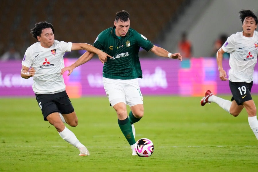 Federico Viñas con León en el Mundial de Clubes