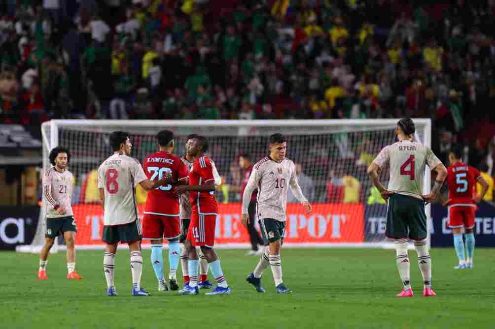 México perdió una ventaja de dos goles