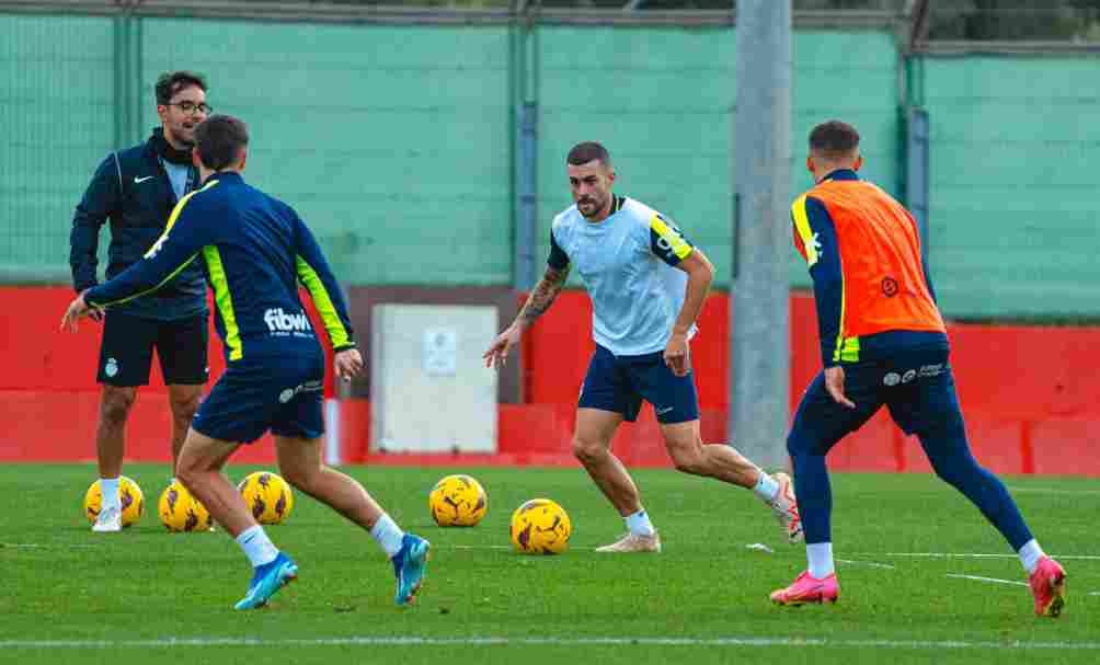 Mallorca durante un entrenamiento