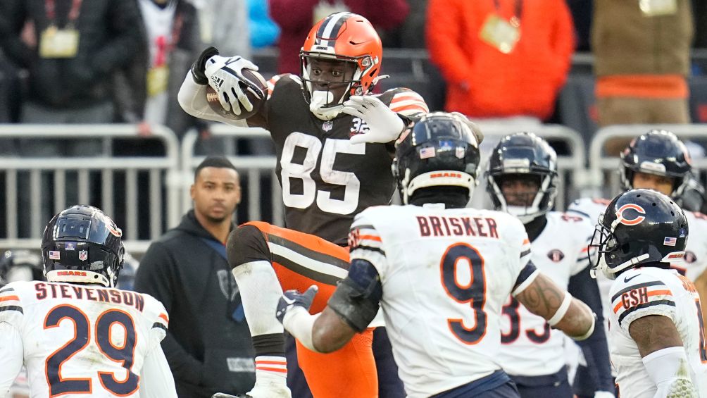 Cleveland en el juego ante Bears