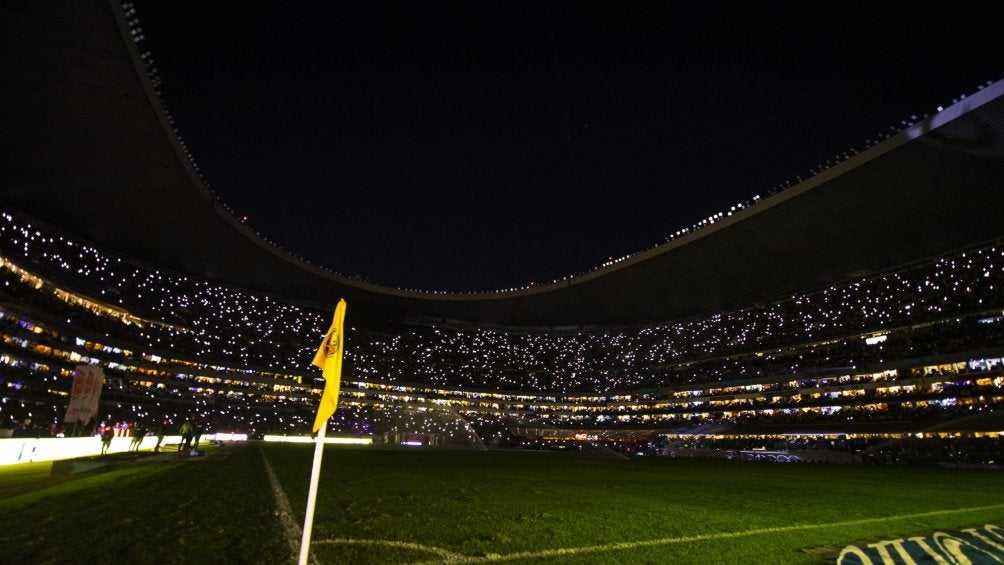 Estadio Azteca minutos antes de comenzar la Final de Vuelta