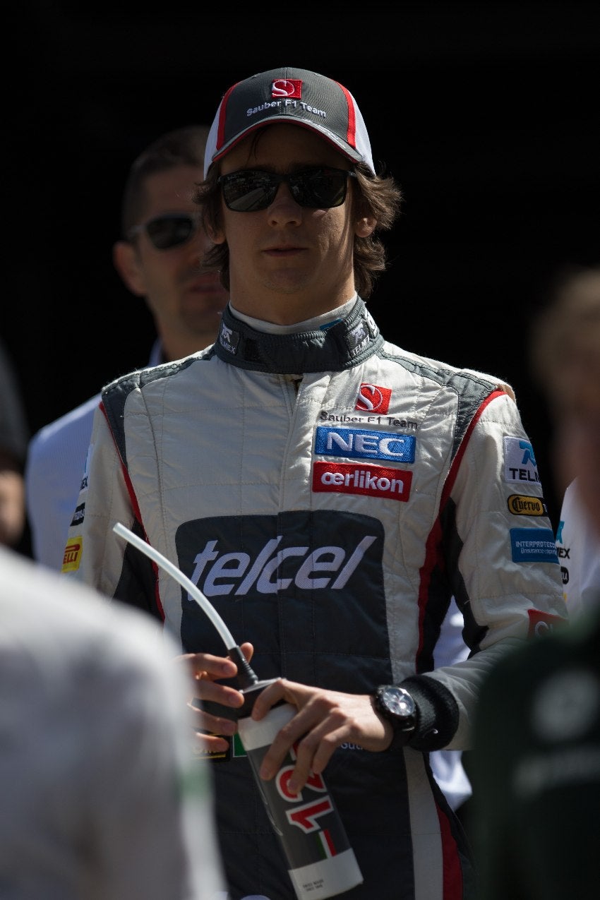 Esteban Gutiérrez con Sauber