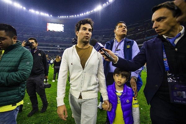 'Checo' Pérez celebró el título del América