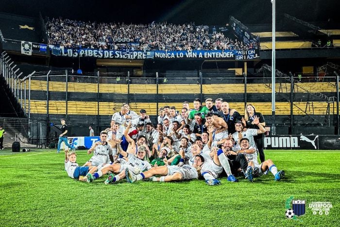 Jorge Bava salió campeón con Liverpool