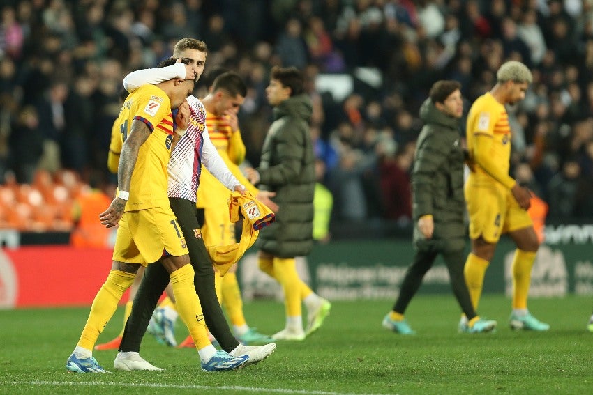 Barcelona tras empatar ante Valencia