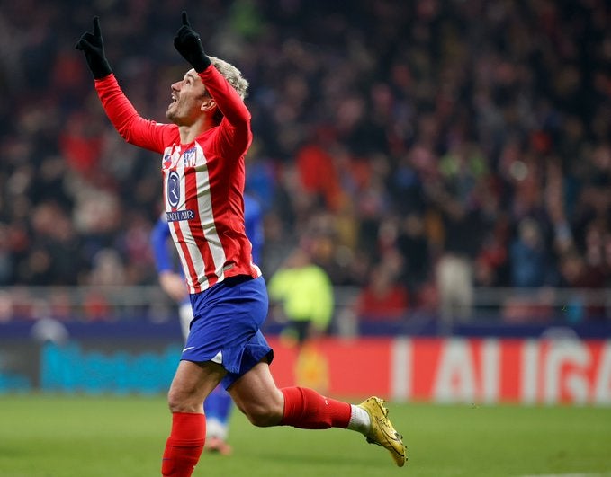 Griezmann festeja su gol