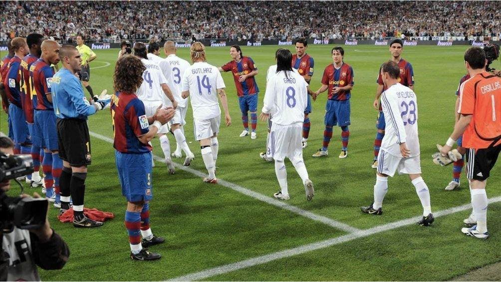 El pasillo del 2008 del Barcelona al Real Madrid