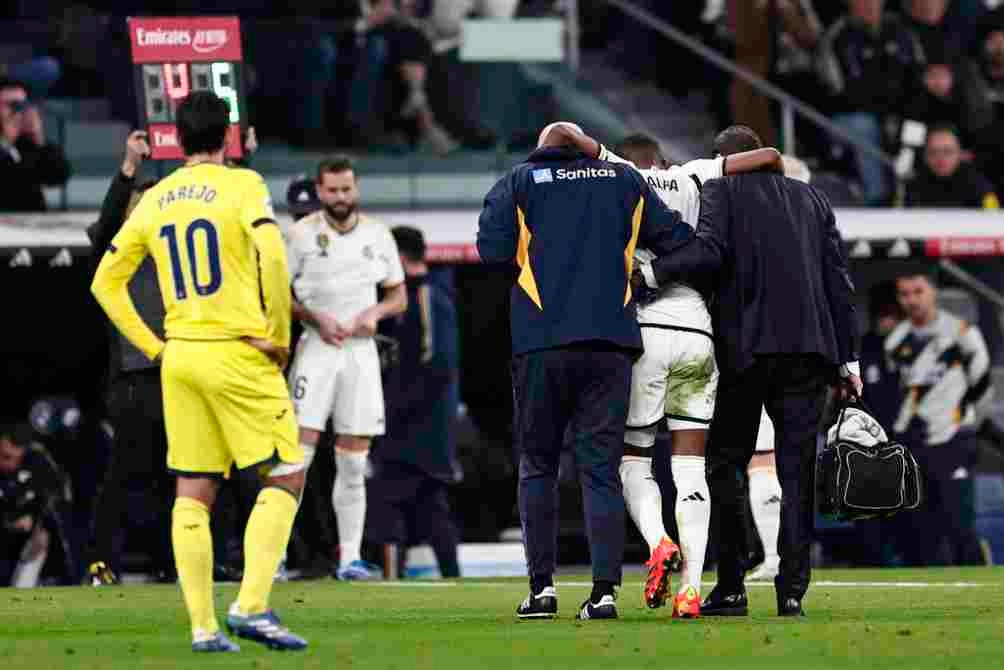 Alaba tras su lesión ante Villarreal