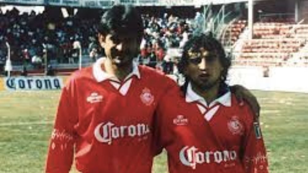 Fabián junto a José Saturnino Cardozo