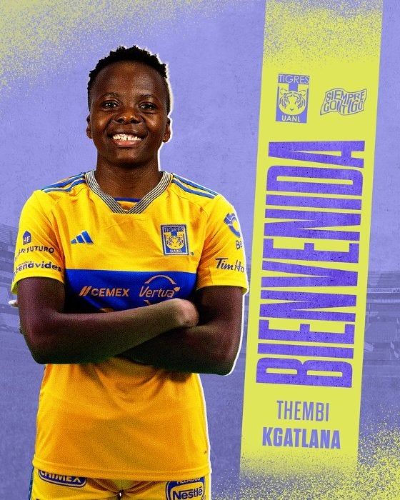 Kgatlana es nueva jugadora de Tigres