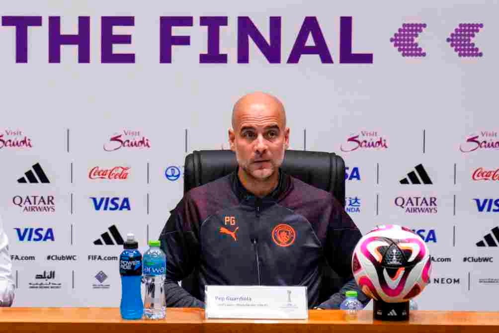 Guardiola en conferencia de prensa 