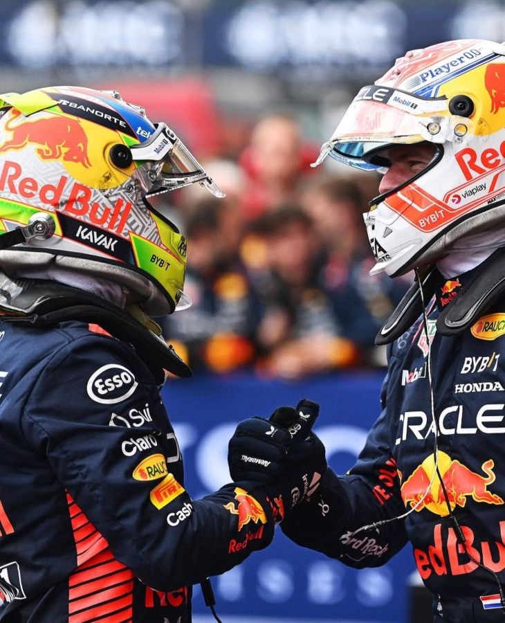 Checo Pérez y Max Verstappen en Red Bull