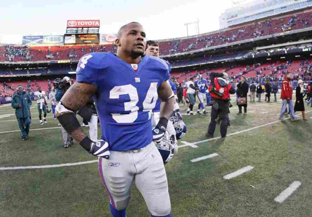 Ward fue campeón con los Giants en 2008