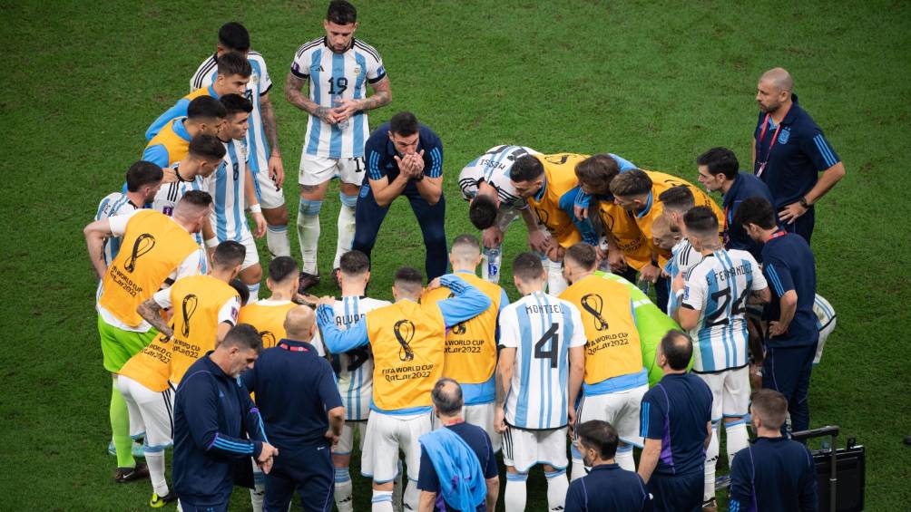 Argentina previo a serie de penales en la Final de la Copa del Mundo