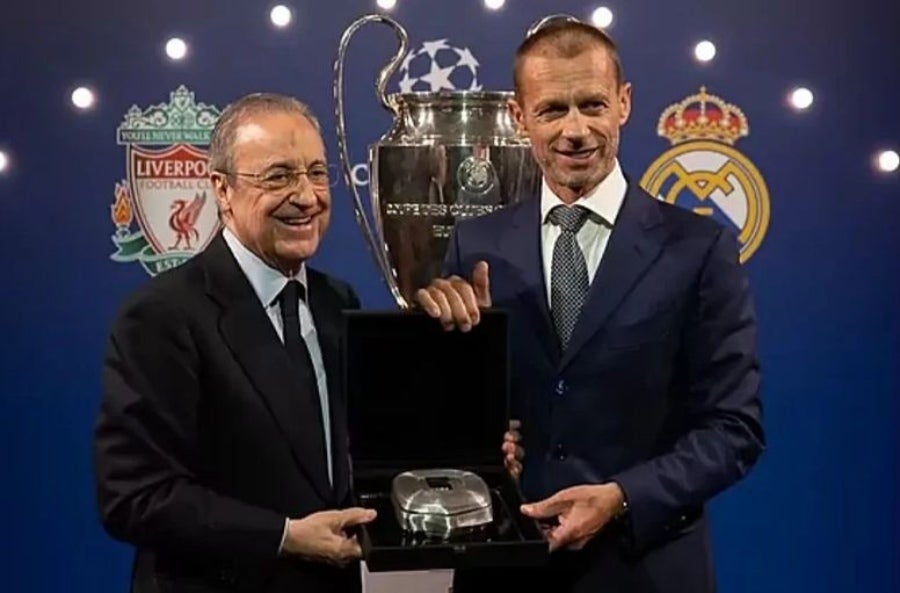 Florentino Pérez y Aleksander Ceferin