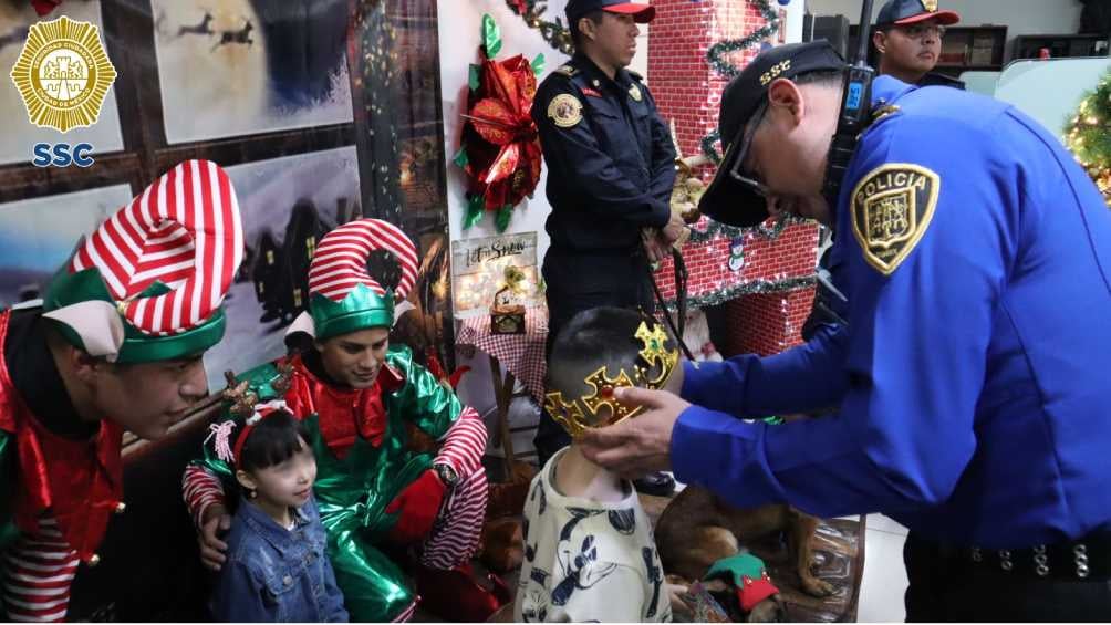 La Secretaría de Seguridad Ciudadana inauguró el buzón navideño para recibir cartas a Santa Claus y Reyes Magos