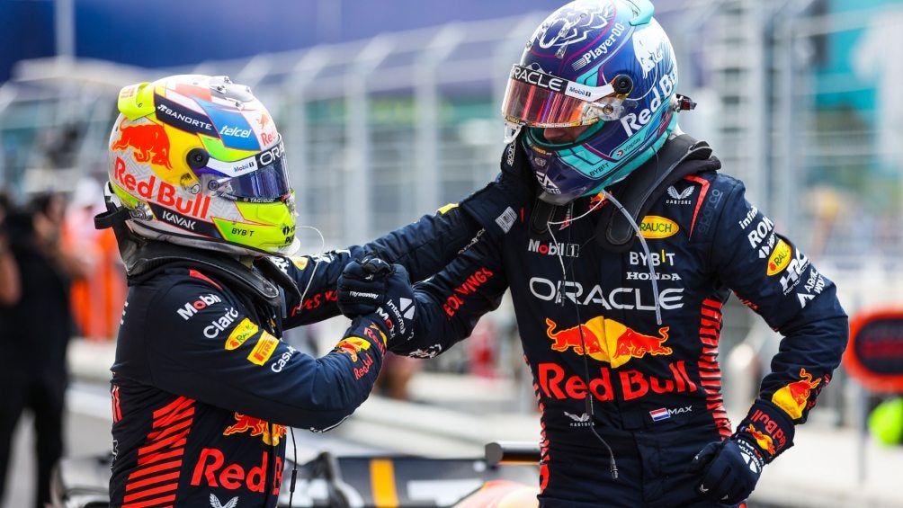 Checo y Verstappen hicieron el 1 y 2 en la F1