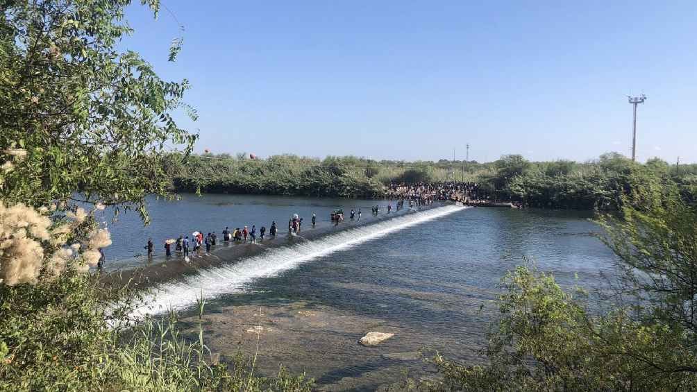 Trataban de cruzar el río