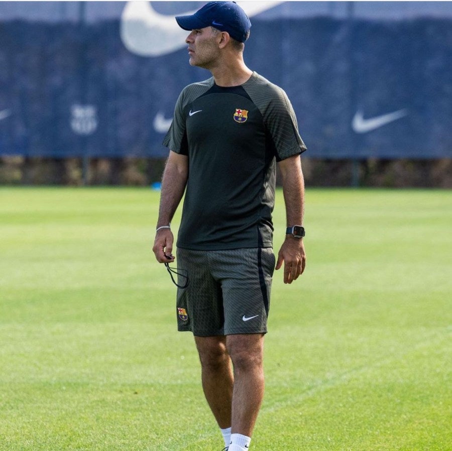 Rafael Márquez, entrenador mexicano del Barcelona B