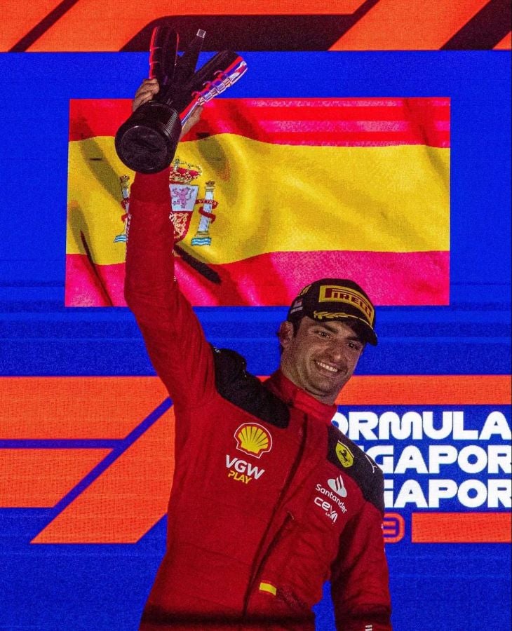 Carlos Sainz ganó el Gran Premio de Singapur de 2023