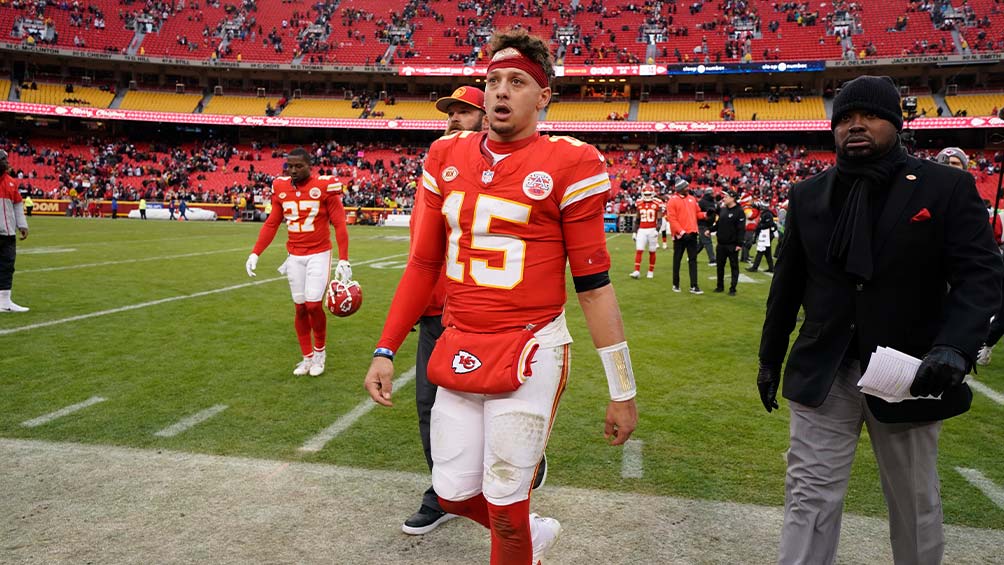 Patrick Mahomes salió molesto tras otra derrota