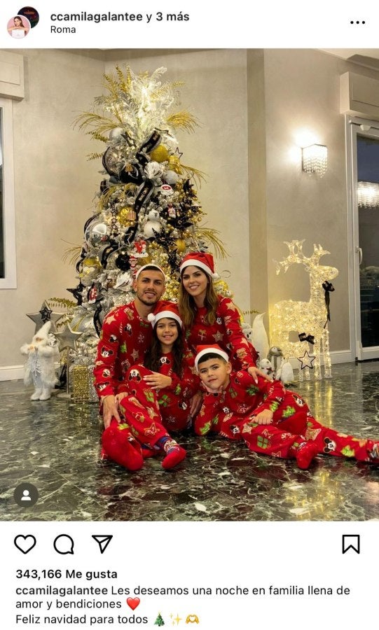 Navidad de Leandro Paredes