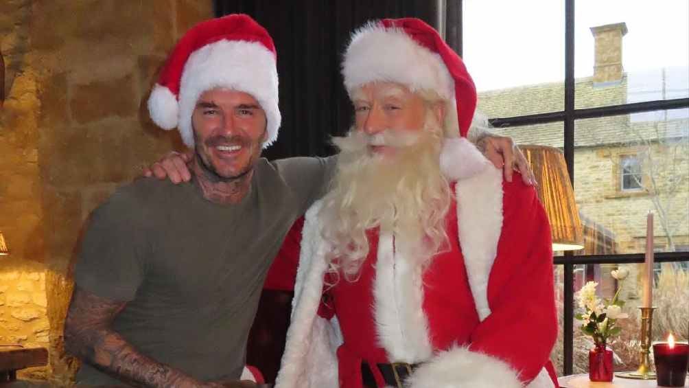 ¡Santa llegó a Miami! David Beckham y su familia presumen sus festejos navideños