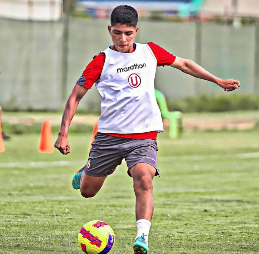 Piero entrenando 