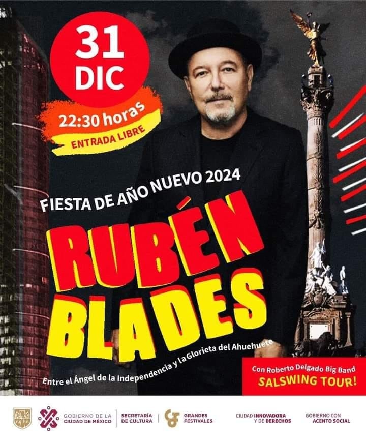 Se espera la llegada de 100 mil personas para ver el concierto de Rubén Blades.