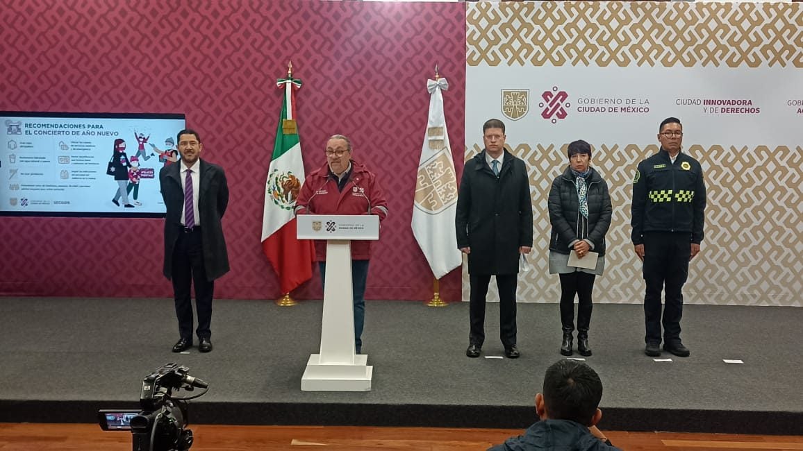 El Gobierno de la CDMX montó el operativo ‘Fiesta de Año Nuevo 2024’.