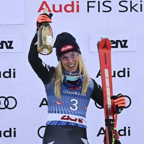 Mikaela Shiffrin quedó como la segunda mejor atleta femenina