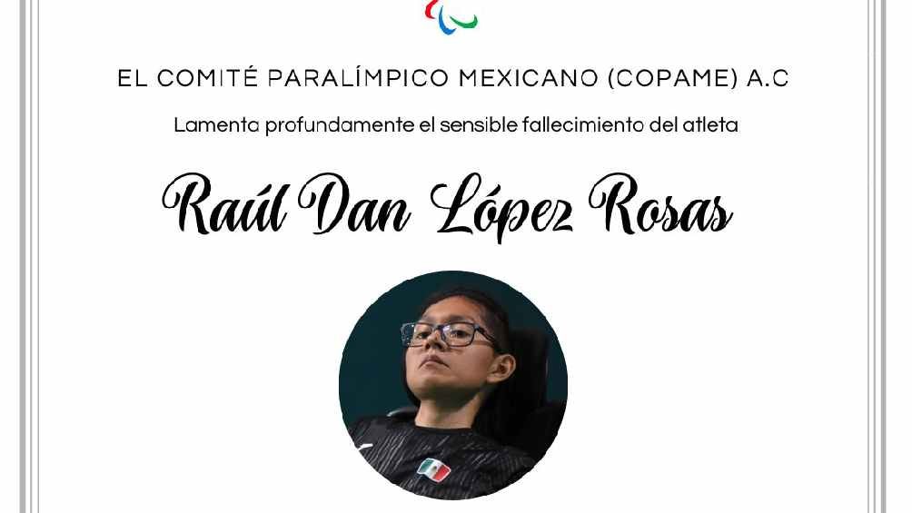 Fallece Raúl Dan López Rosas, atleta Parapanamericano mexicano