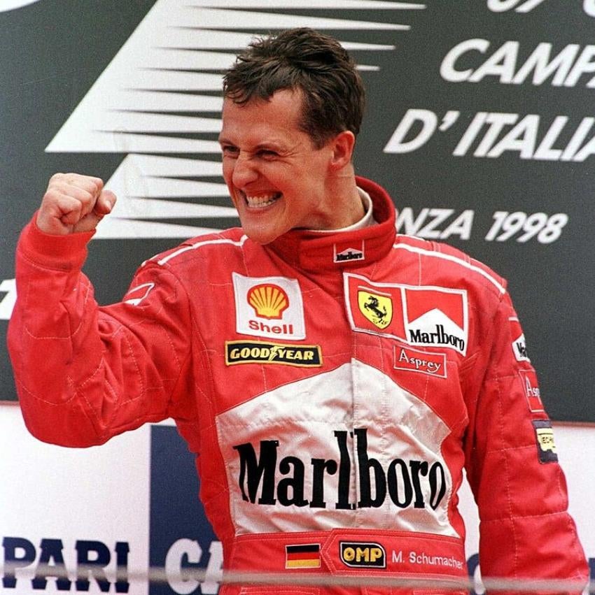 Schumacher, expiloto de la F1, 7 veces campeón del mundo