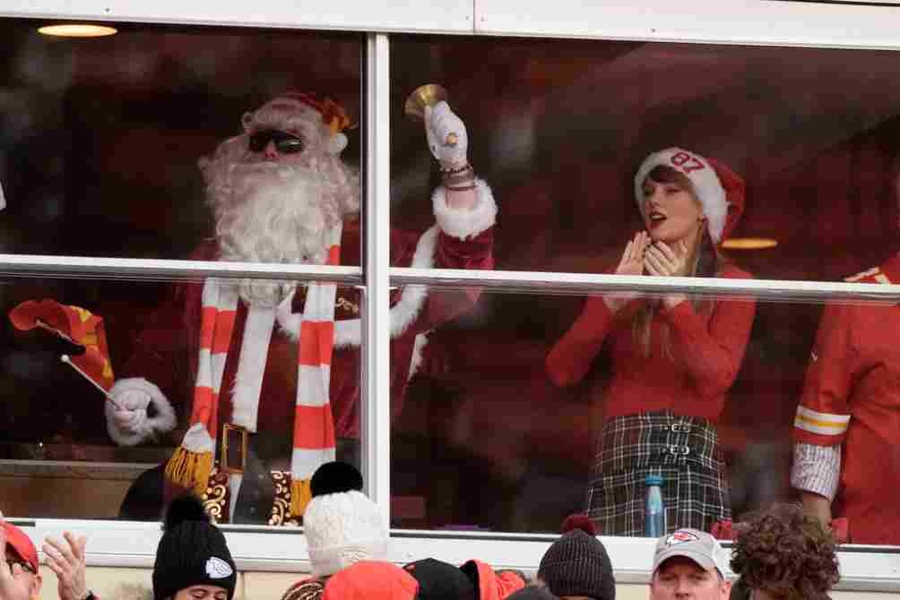 Taylor Swift en el partido contra los Raiders